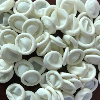 安美尚（ams）A2白色手指套 劳保手指套 用于钟表装配 产品包装 丝印 2包（500g/包） 定做