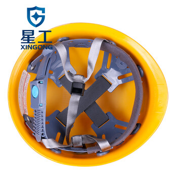 星工（XINGGONG）中建玻璃钢安全帽CSCEC工程防砸抗冲击安全帽工地电力 免费印字定制 黄色XG-3ZJ