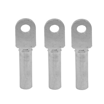 天旭DT铜鼻子50MM平方电缆铜线耳接线端子线鼻子紫铜镀锡接头 DT-50镀锡 10只/包 1包