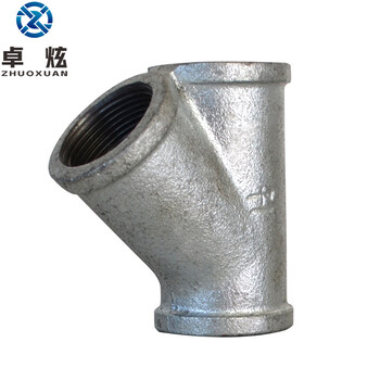 卓炫（ZHUOXUAN）铸铁三通 Y型三通  斜三通 DN25(2个装)