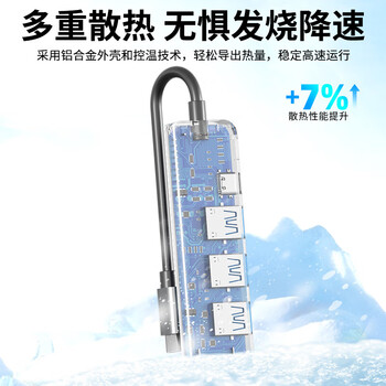 宏碁（acer）Type-C扩展坞USB3.0分线器拓展坞转HDMI转接头适用苹果MacBook电脑转换器4K投屏PD充电器五合一