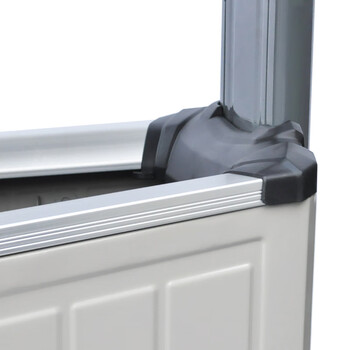 兰诗（LAUTEE）DS-02 大号户外垃圾桶 市政环卫分类果皮箱 香槟灰