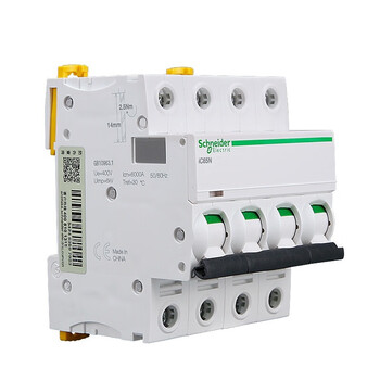 施耐德电气 空气开关 断路器 Acti 9系列 iC65N 4P C6A A9F18406