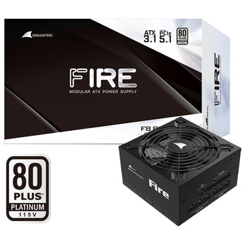 长城（Great Wall）额定850W F8白金牌全模组电源（ATX3.1标准/原生PCIe5.1接口/自动启停/全电压/闪电加速）