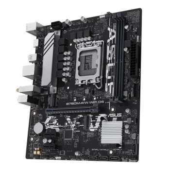 华硕B760M-AYW WIFI D4 哎呦喂主板 支持 CPU 13600KF/13400F（Intel B760/LGA 1700） 
