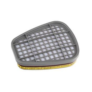 3M 6003CN防毒面具滤毒盒 防护有机蒸气氯化氢氟化氢等 2个/包 1包 黄色 均码