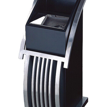 和畅 GPX-78C 新概念座地烟灰桶 不锈钢垃圾桶 公用垃圾箱果皮桶 砂钢 内桶容量12升