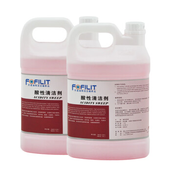 芳菲丽特（FOFILIT）F-129 酸性清洁剂 酒店宾馆外墙地砖台面弱酸性清洗液 3.8L*4瓶