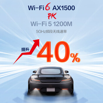 H3C 新华三 AX1500 路由器千兆无线WiFi6 高速路由1500M穿墙家用5G双频Mesh立式造型电竞游戏加速