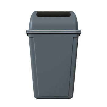 科力邦（Kelibang） 户外垃圾桶 大号商用环卫垃圾桶带盖小区办公分类垃圾箱塑料翻盖垃圾桶60L KB1013 灰色