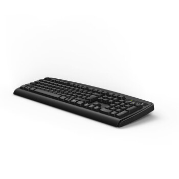 双飞燕（A4TECH） KB-8PS2 键盘 有线键盘 办公键盘 防溅水 PS2接口台式机专用 黑色
