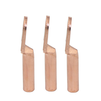 天旭DT铜鼻子10MM平方电缆铜线耳接线端子线鼻子酸洗堵油紫铜接头 DT-10酸洗 20只/包 1包