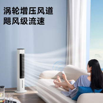 格力（GREE）【强力制冷】家用智能语音冷风空调扇制冷风扇遥控负离子净化加湿降温水冷风机 KS-04X80Dg