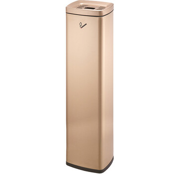 南 GPX-129D 南方烟蒂柱 烟灰柱 座地烟灰桶 烟灰缸 香槟金 内桶容量6升