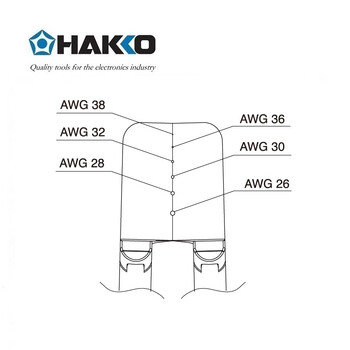 日本白光（HAKKO）FT802 电热剥线钳 专用刀具 G4-1603（耗材类产品及配件不涉及维保）保）
