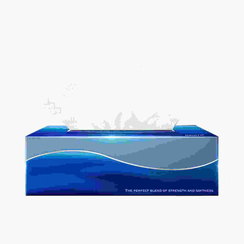 BLUEGUAN 蓝冠 定制logo抽取式纸巾箱装（四层*100抽*20盒）含压花