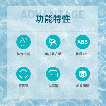 莫顿（MODUN） 卫生间挂壁创意纸巾盒塑料圆形纸巾盒手纸盒 加厚M-5826白色卷纸盒+卷纸1个