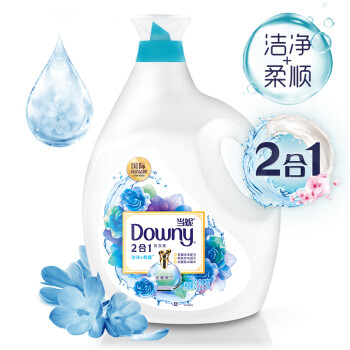 当妮 Downy 2合1柔顺洗衣液（淡雅罗兰）3.7kg 洁净留香