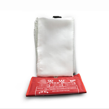 利生 灭火毯 消防安全毯 应急逃生毯 玻璃纤维绝缘隔热阻燃毯子应急防火毯1米X1米(双层)