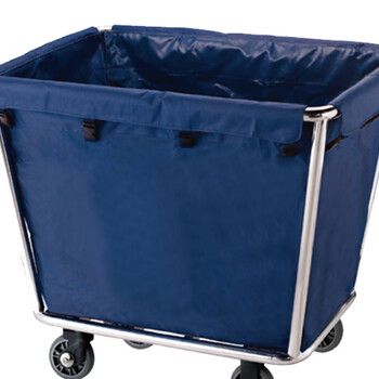 南 C-40 南方锥形布草车 布草收集车带滚轮 酒店客房大容量布草车 镜钢