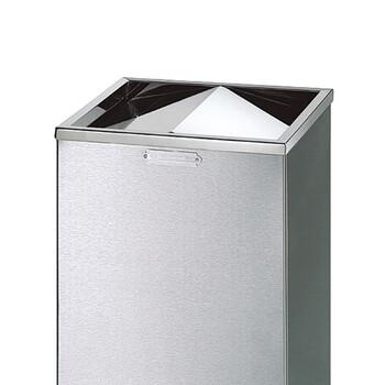 南 GPX-86A 南方翻盖烟灰桶 座地垃圾桶 公用不锈钢垃圾箱果皮桶 砂钢 内桶容量32升