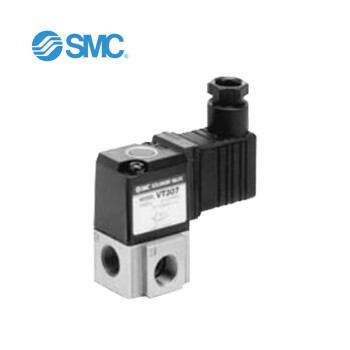 SMC VT315-024D 3通电磁阀 直动式座阀VT315系列 弹性密封气动元件 SMC官方直销