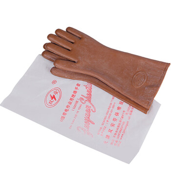 双安  CX501  5kv绝缘手套 橡胶带电作业手套 防触电安全劳保防护 1副 （25副/箱）