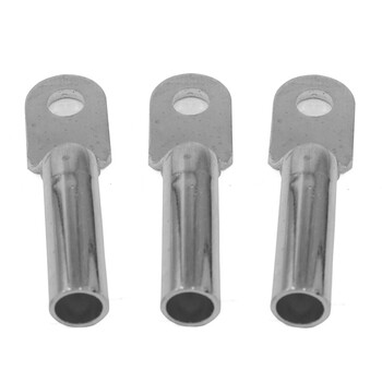 天旭DT铜鼻子50MM平方电缆铜线耳接线端子线鼻子紫铜镀锡接头 DT-50镀锡 10只/包 1包