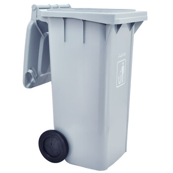 超宝（CHAOBAO）B-003 环卫酒店物业大号带盖垃圾桶 120L灰色
