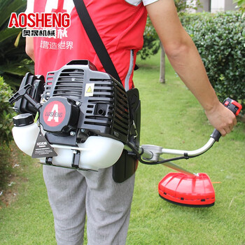 奥晟机械（AOSHENG）CG430TH二冲程燃油割草机侧挂式除草机割灌机打草机割稻机收割机开荒锄草开沟机