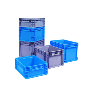 震迪物流箱大号收纳储物箱周转搬运塑料物料箱600*400*147