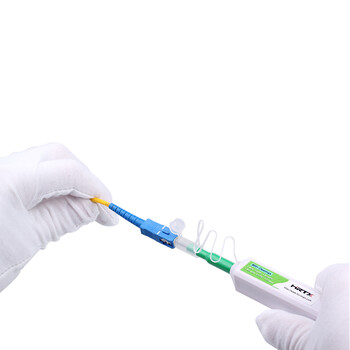 祜荣HRTX 光纤清洁笔 FC SC ST 笔式光纤洁器 法兰适配器跳线端面清洁器 2.50mm