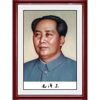 领导人主席像墙画伟人头像画像客厅大厅装饰挂壁画拿破仑斯大林希特勒