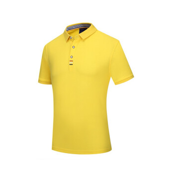 燕舞JZYWG2019TX1163  男女通用款夏季短袖工作服 黄色 可定制