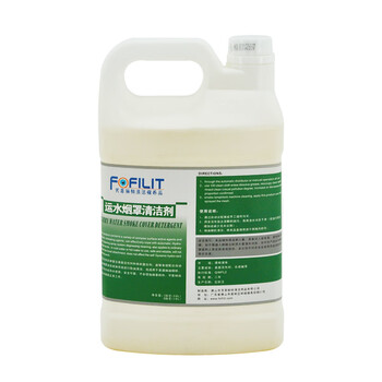 芳菲丽特（FOFILIT）C-008 运水烟罩清洁剂 抽油烟机厨房运水烟罩系统清洁保养剂 3.8L*4瓶