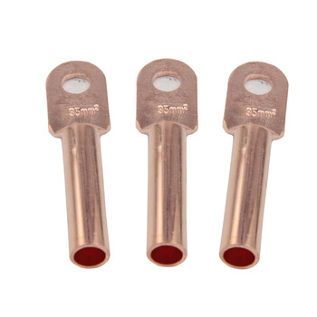 天旭DT铜鼻子35MM平方电缆铜线耳接线端子线鼻子酸洗堵油紫铜接头 DT-35酸洗 20只/包 1包