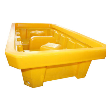 冰禹 防渗漏托盘卡板 油桶机油化学盛漏接油盘防渗漏平台 1300*680*150mm BY-3042