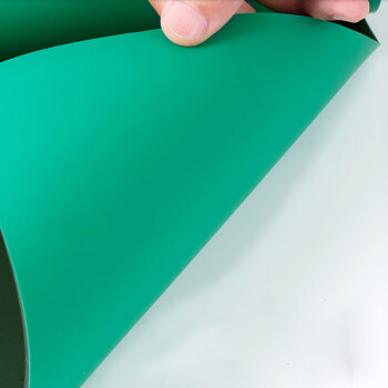 者也 防静电台垫 绿色耐高温工作实验室桌垫橡胶板 1.0M*10M*2MM