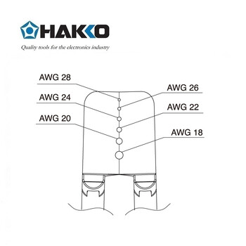 日本白光（HAKKO）FT802 电热剥线钳 专用刀具 G4-1602（耗材类产品及配件不涉及维保）