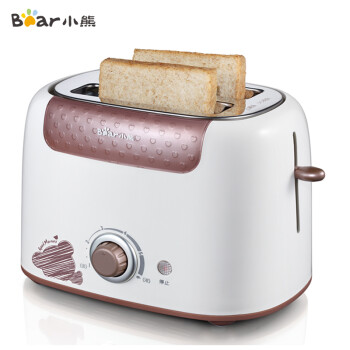 小熊（bear）多士炉 烤面包机三明治机家用2片早餐机 吐司加热机 6档烘烤带防尘盖 DSL-6921