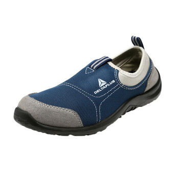 代尔塔（Deltaplus）301216安全鞋透气舒适防砸防刺穿防静电定做室内使用蓝色35码