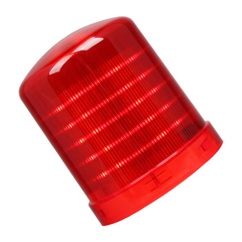 BOWERY声光报警灯LED频闪警示灯塔机灯路障指示安全信号灯车间报警灯LTE-1101J 24V红色1个