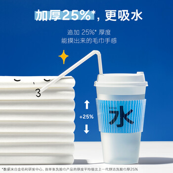 舒洁（Kleenex）洗脸巾蚕丝感擦脸巾80抽*3包一次性洗脸巾洁面巾洗面巾面巾纸