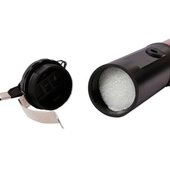 慎固 交通安全指挥棒荧光棒交通疏散警示装电池LED发光棒车载应急棒 红蓝闪烁充电款