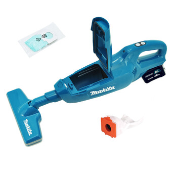 牧田（MAKITA）CL107FDWMW 酒店宾馆手持轻便式吸尘器 12V锂电池集尘袋式吸尘器