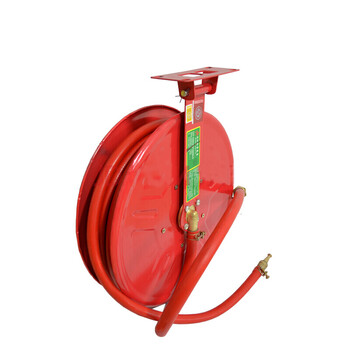祥雨 消防卷盘25米软管卷盘消火栓自救水管水枪接口自救卷盘水带转盘 25米