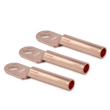 天旭DT铜鼻子25MM平方电缆铜线耳接线端子线鼻子酸洗堵油紫铜接头 DT-25酸洗 20只/包 1包