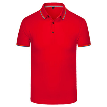 劳博士 polo衫定制班服文化广告衫短袖diy棉团队服印字logo劳保工作服 黑色 L