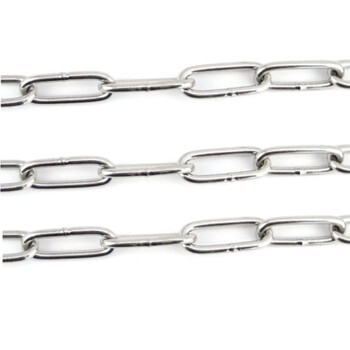 海斯迪克 304不锈钢链条 防盗链 直径6mm长1米 HK-357