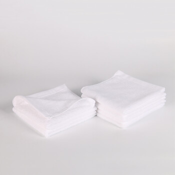 星工（XINGGONG）白毛巾 酒店宾馆毛巾居居日用柔软亲肤棉毛巾定制 30*30cm方巾10条装WF035